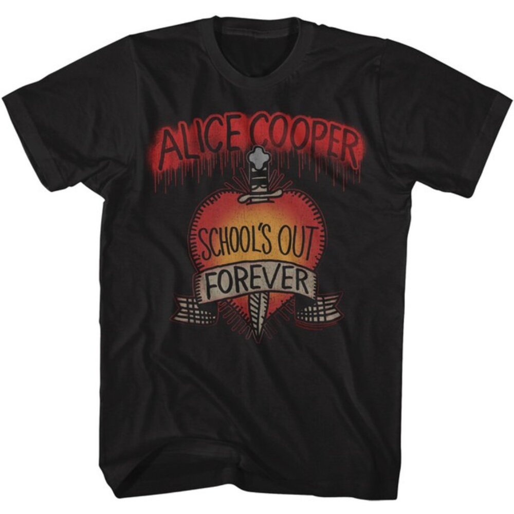 Alice Cooper Schools Out Summer Rock Band Graphic T Shirt89